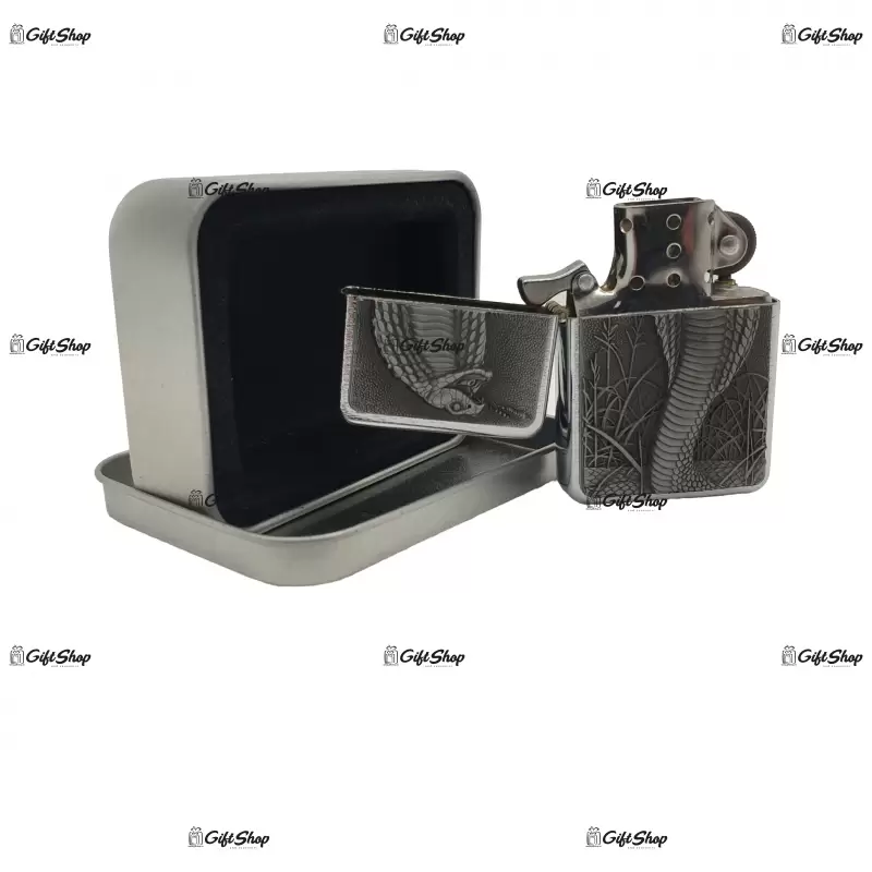 Snake cobra, bricheta gen zippo metalica model 1